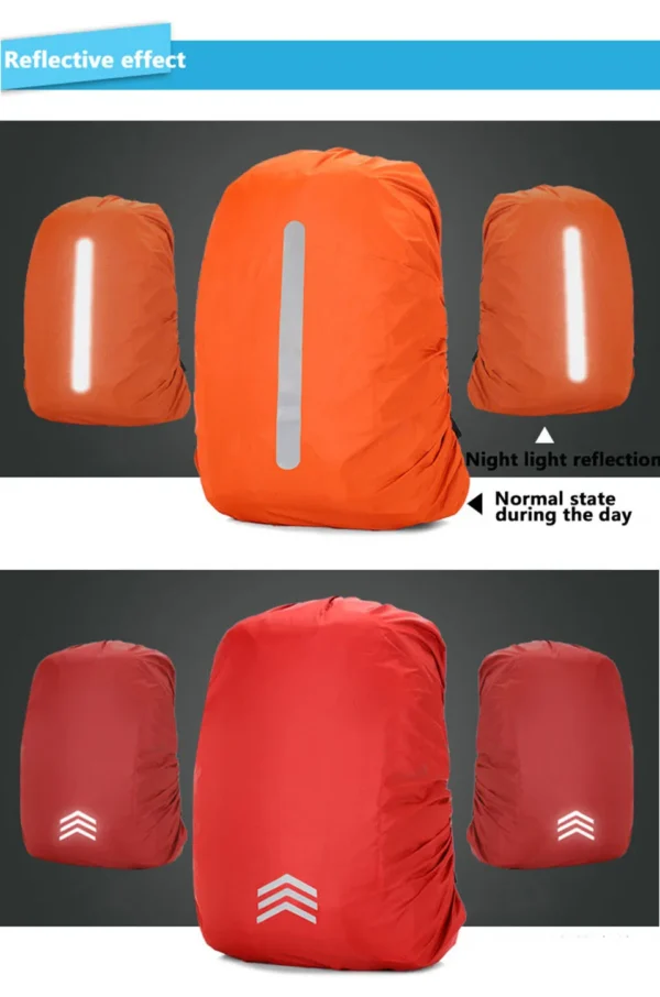 Rain Cover Backpack Reflective 20L 35L 45L 60L Waterproof Bag Camo Tactical Outdoor Camping Hiking Climbing Bag Dust Raincover - Image 28
