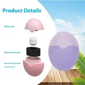 Suncream Applicator Silicone Lotion Applicator Refillable Roll On Sponge Applicator for Kids Adults Families