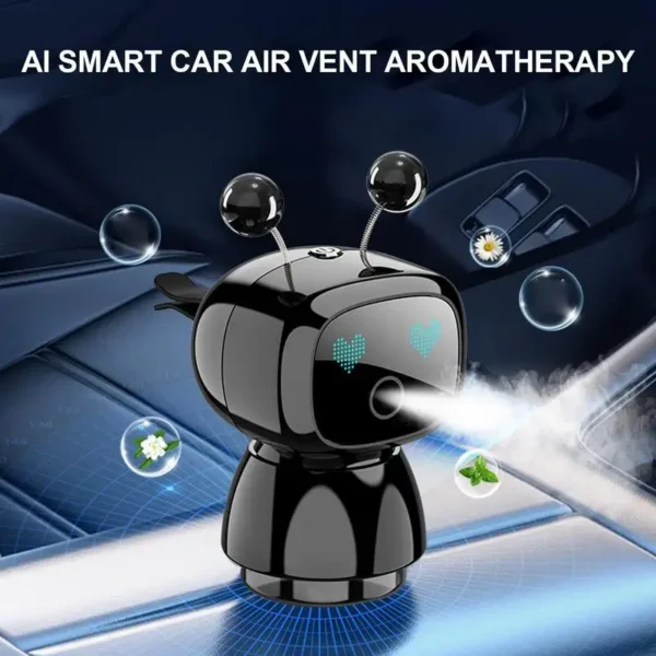 Robot Fragrance Car Air Vent Clip Auto Aromatherapy - Image 3