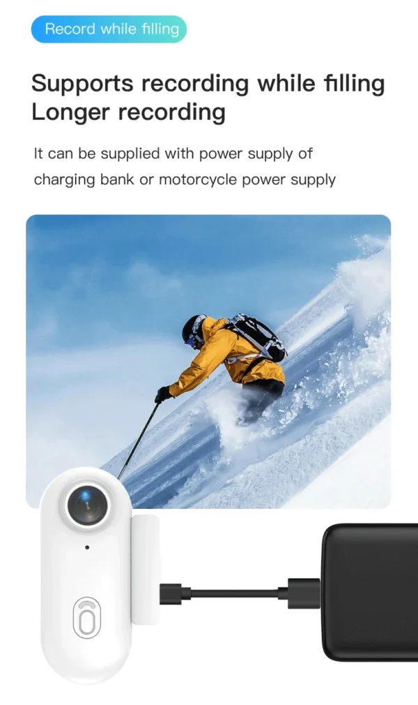 Magnetic Wearable Cam with Waterproof Shell WiFi Bike - Image 21