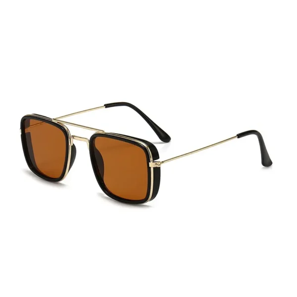 Fashion Sunglasses Metal Small Square Frame - Image 12