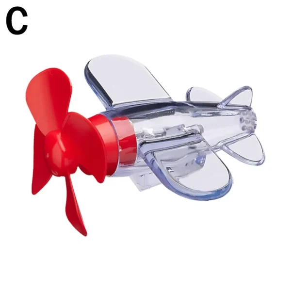 Motorcycle Electric LED Colorful Lights Rotatable Airplane Wind-Powered Airplane Decor - Image 9