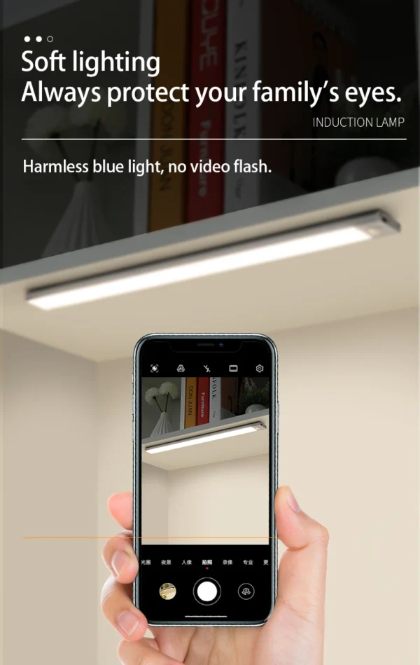 Night Light Motion Sensor Wireless USB Cabinet Night Light - Image 10