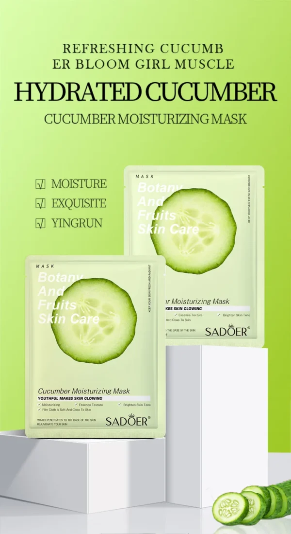 8pcs Natural Plant Face Mask Beauty Skincare Facial Masks Moisturizing Firming Hydrating Facial Mask Face Care Korean Cosmetics - Image 12