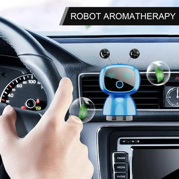 Robot Fragrance Car Air Vent Clip Auto Aromatherapy - Image 12