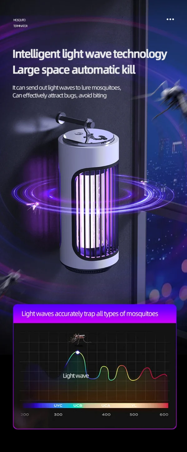 Xiaomi Electric Mosquito Killer Lamp Portable USB Fast Charging - Image 11