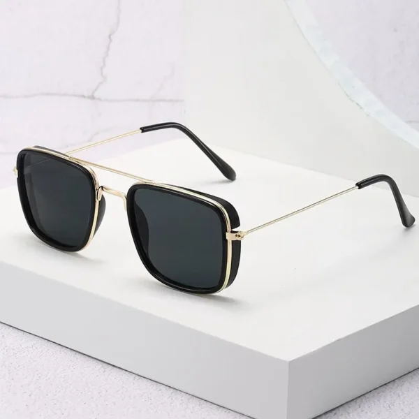 Fashion Sunglasses Metal Small Square Frame - Image 22