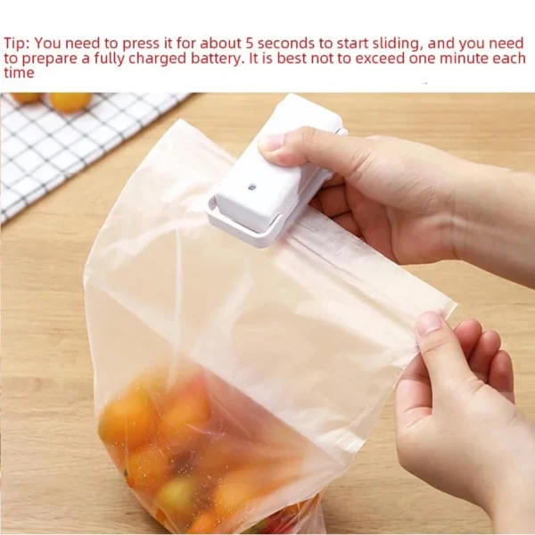 Mini Heat Bag Sealing Machine Package Sealer Bags Thermal Plastic Food Bag - Image 11