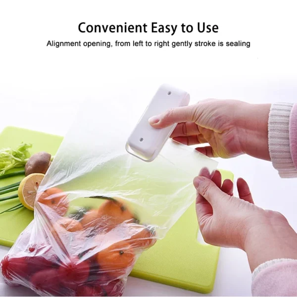 Mini Heat Bag Sealing Machine Package Sealer Bags Thermal Plastic Food Bag - Image 12