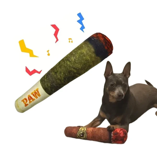 Toys Green Stick Dogs Pet Chew Bite Toy With Squeake Stuffed Raw Dog Joint Toys Spot Good - Image 15
