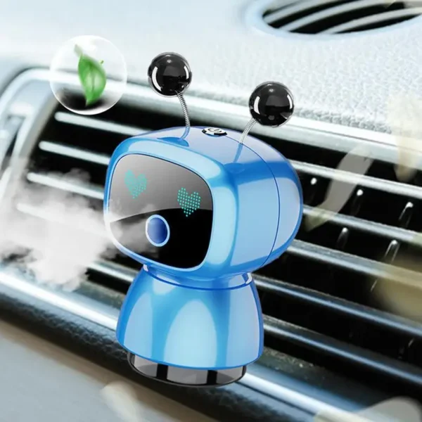 Robot Fragrance Car Air Vent Clip Auto Aromatherapy