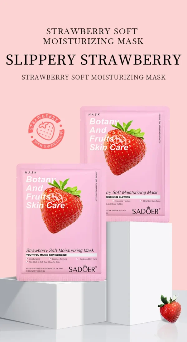 8pcs Natural Plant Face Mask Beauty Skincare Facial Masks Moisturizing Firming Hydrating Facial Mask Face Care Korean Cosmetics - Image 14