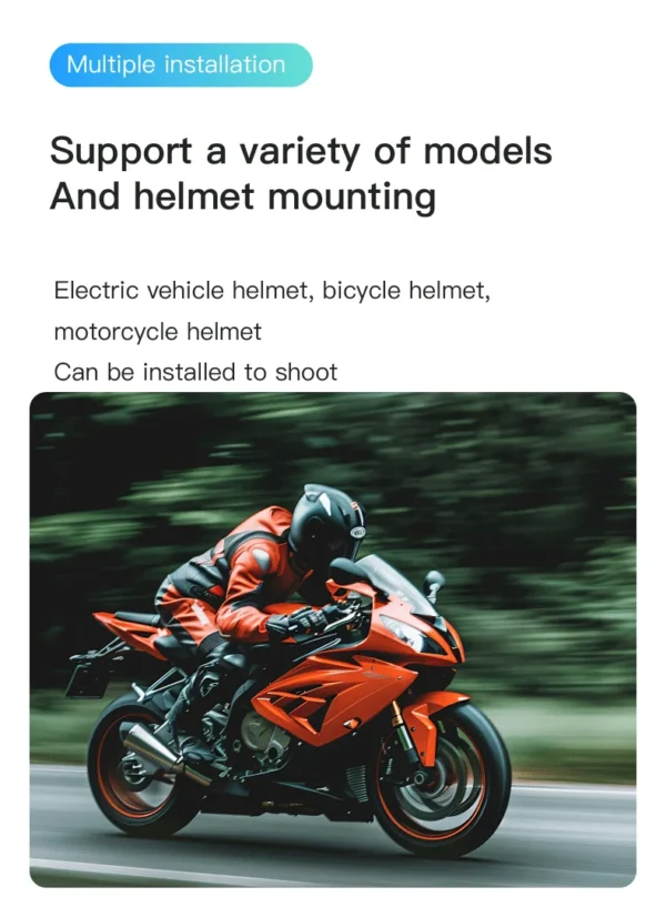 Magnetic Wearable Cam with Waterproof Shell WiFi Bike - Image 25