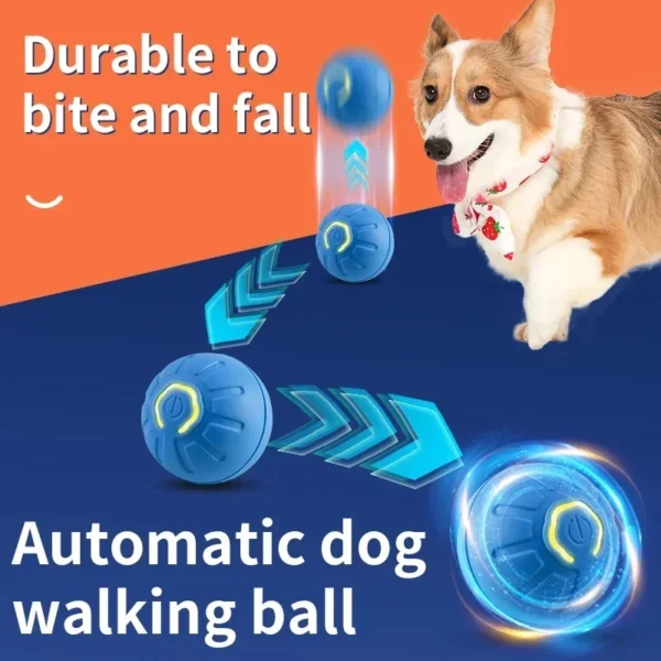 Dog Toy Ball Electronic Interactive Pet Toy Moving - Image 2