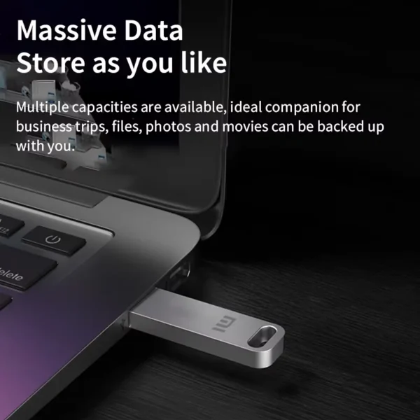 USB 3.2 Xiaomi 2TB Flash Drive High Speed Metal U Disk TypeC Memory Stick Waterproof SSD Storag - Image 5