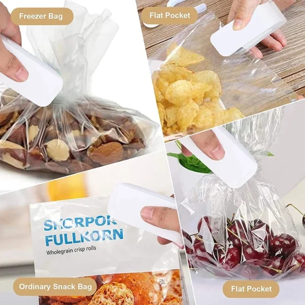 Mini Heat Bag Sealing Machine Package Sealer Bags Thermal Plastic Food Bag - Image 6